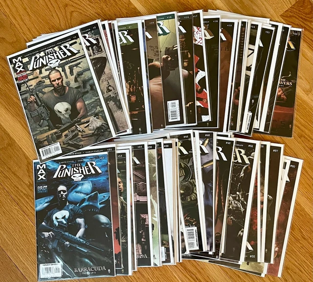 PUNISHER MAX #1-60 COMPLETE RUN COLLECTION Garth Ennis Barracuda Marvel 2004