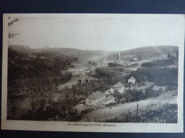 SAINT LOUIS  Moselle CPA 57 Vue du village