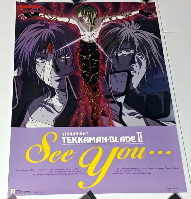 STARKNIGHT TEKKAMAN BLADE 2 King Records Japan Japanese Promo Poster