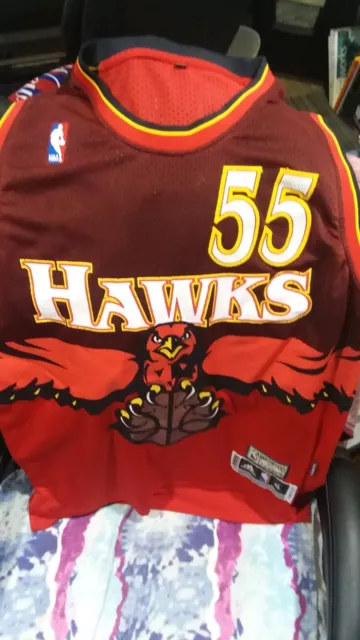 Atlanta Hawks Dikembe Mutombo Big Hawk authentic jersey USA sz 52 2xl xxl  rare