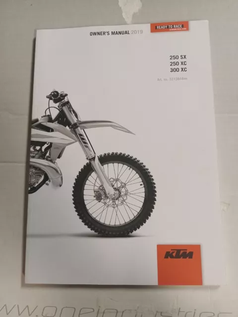 KTM Owners Service Manual 2019 250 300 XC SX 250sx 250xc 300xc OEM 19 US EU