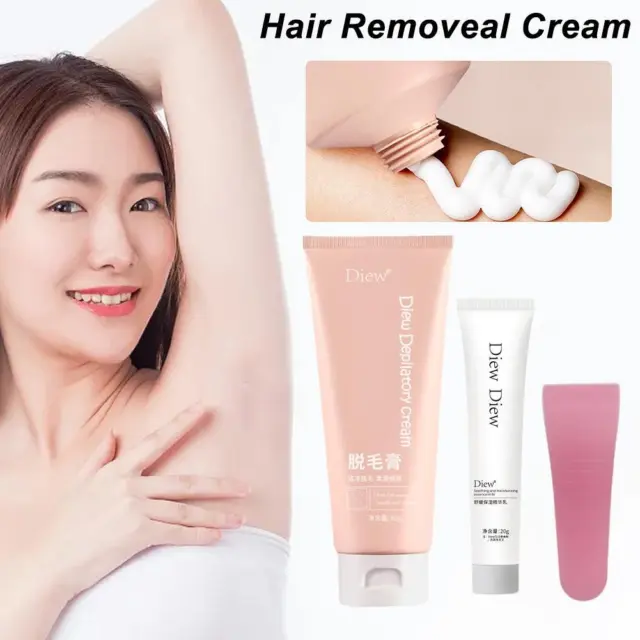 Hair Removal Cream For Men & women - Painless Depilator +Scraper Hair G7G3