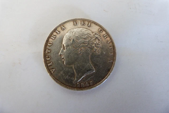 pièces argent de 1845 reine victoria