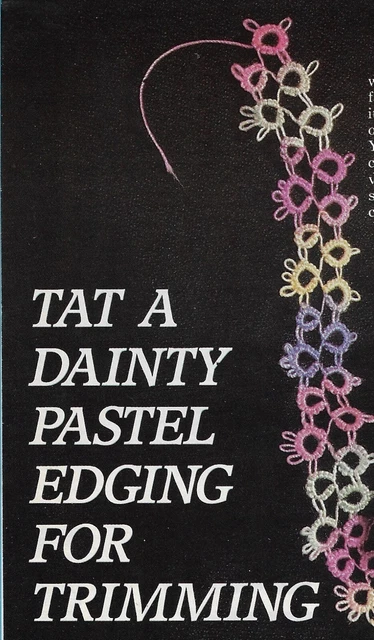 INSTRUCCIONES DE PATRÓN de borde pastel elegante