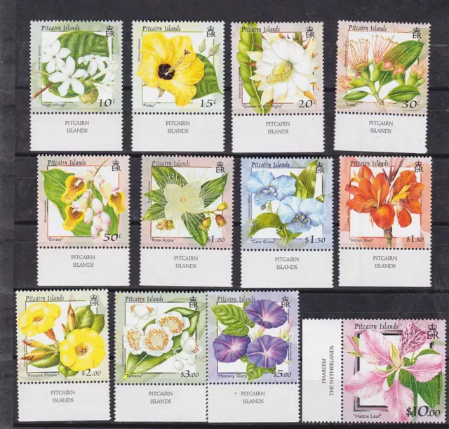 pitcairn 2000 Sc 512/3 set MNH flower         j1551