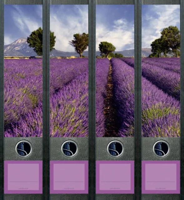 Ordnerrücken Provence Lavendel Ordner Ordneraufkleber Aufkleber Deko 444