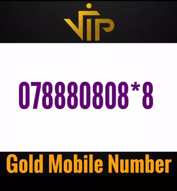 Gold Vip Business Easy  Mobile Number Sim Card