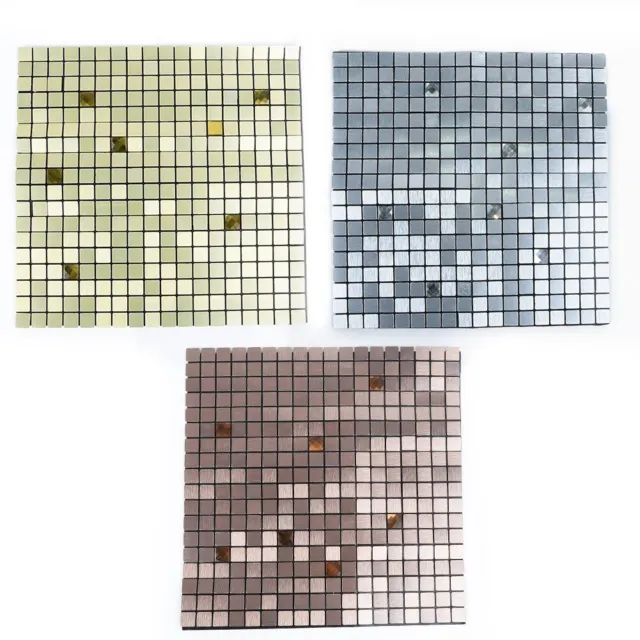 Aggiorna la tua cucina con piastrelle a mosaico autoadesive tagliate per adattarsi a qualsiasi dimensione