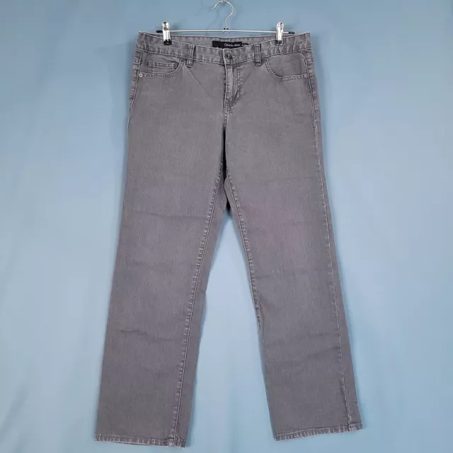 Calvin Klein Women's Skinny Denim Pants Mid Rise  Straight Gray Size 30/10P