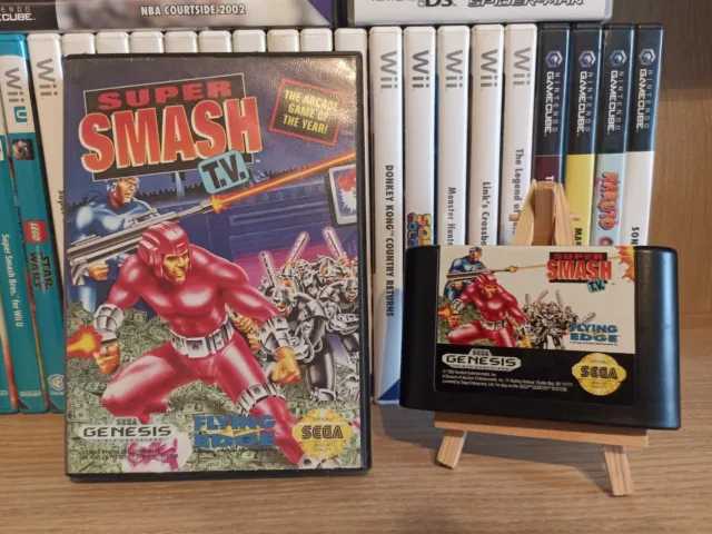 Sega Mega Drive Super Smash TV OVP PAL Vintage Retro