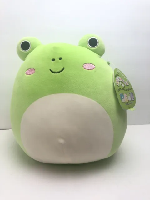 https://www.picclickimg.com/yVUAAOSwfqJllHLp/Squishmallow-Wendy-RARE-95-The-Green-Frog-White.webp