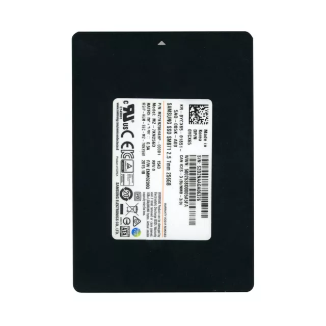Disque dur SSD SAMSUNG 256GB MZ7TE256HMHP SATA 6GB/S 2.5
