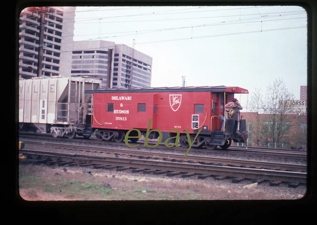 Orig Slide Delaware & Hudson D&H #35183 caboose 1981