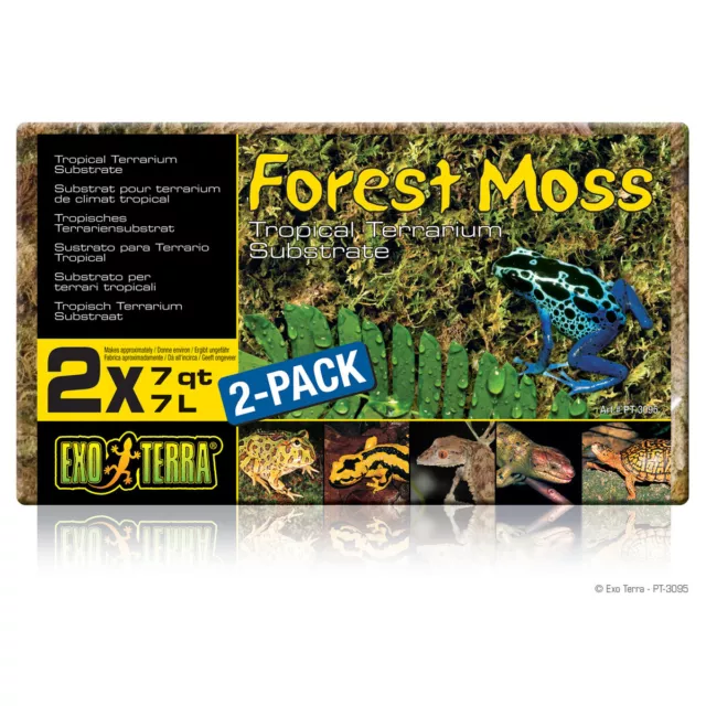 Exo Terra Forest Moss - tropisches Terrarium-Substrat (Waldmoos), UVP 9,99 EUR