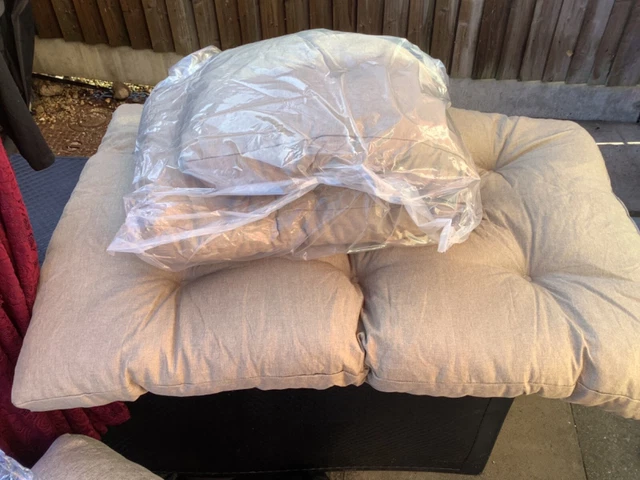 VOUNOT Cushions Set for single Euro Pallet,  Outdoor or Indoor, Beige colour