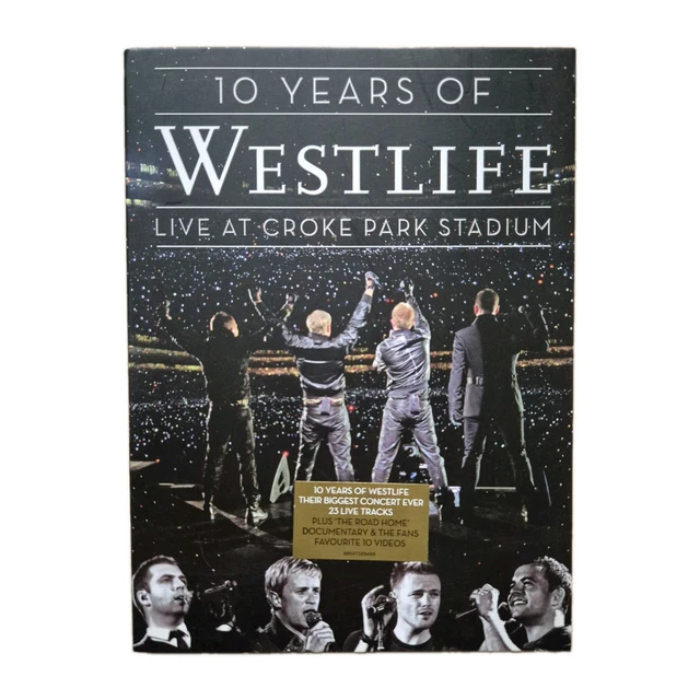 WESTLIFE 10 YEARS of Westlife: Live at Croke Park Stadium DVD