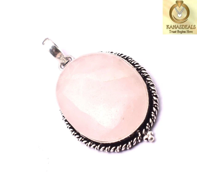 Rose Quartz Plated Pendant Exclusive Jewellery 16 GM Value-Priced @1.99-71393