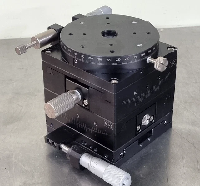 Goniometer Tiltilng Stage ASSY R134.5 R105 Positioner 90mm x 90mm x 30mm(H)