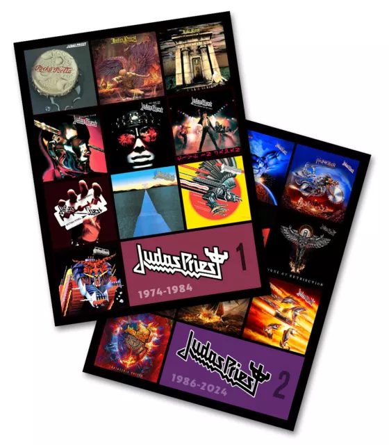 JUDAS PRIEST 21 pack album cover discography magnets lot - invincible  shield