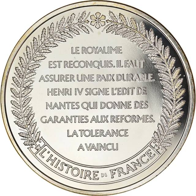 Médaille Henri IV - Passe Des Monnayeurs De Châlons En Champagne - Argent - XXème