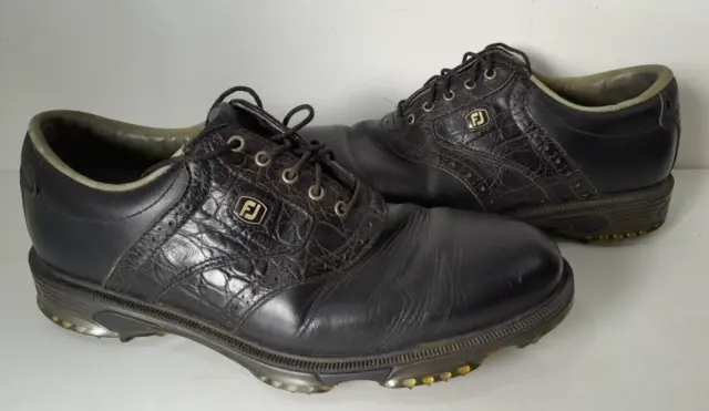 Footjoy Dryjoys Tour Opti Flex Mens UK Black Golf Shoes 53676K Size UK 8