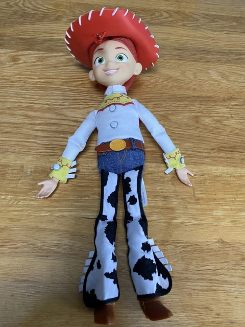 DISNEY PIXAR JESSIE Cowgirl Toy Story Pull String Talking 15" Doll