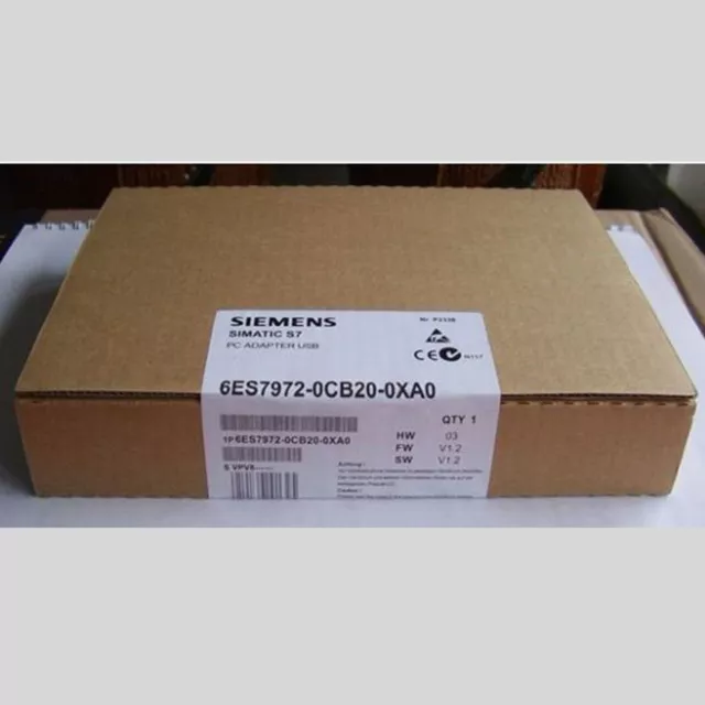 1PC Siemens 6ES7972-0CB20-0XA0 6ES7 972-0CB20-0XA0 PC ADAPTER USB New In Box 2