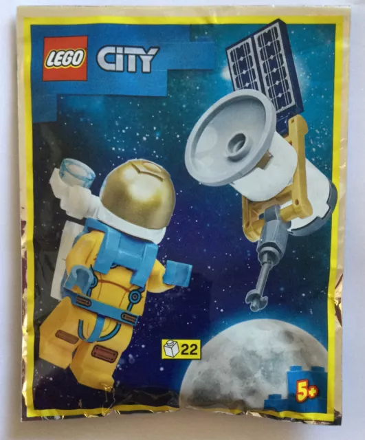 1 x LEGO 952205 City Astronaut with Satellite BRAND NEW! Sealed In Bag
