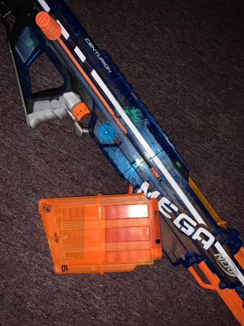 NERF MEGA CENTURION (Rare) Sonic Ice Blue Sniper Rifle N-Strike Blaster Gun  $51.04 - PicClick