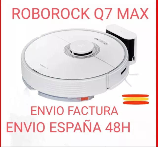 Roborock. Q7 Max Robot Aspirador Mascotas 4200Pa App Sonico Vacuum Cleaner 3D