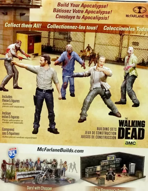 2 FOR 1 MINIATUR FIGUREN PACK FÜR BUILDING SET THE WALKING DEAD McFARLANE TOYS 2