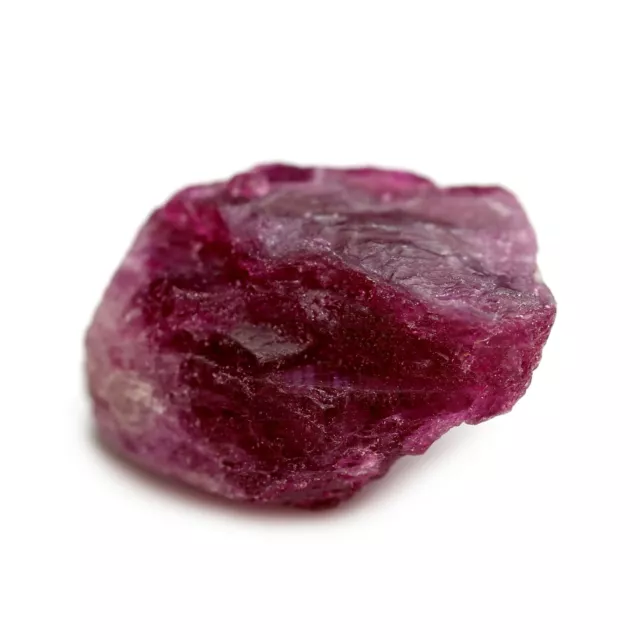 Certified 6.34ct Natural Untreated Red Ruby Unheated Madagascar Rough 12.8x8.8mm