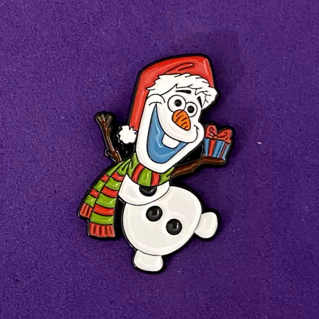 Pin, Badge, Anstecker, Weihnachten, Olaf als Weihnachtsmann, Frozen