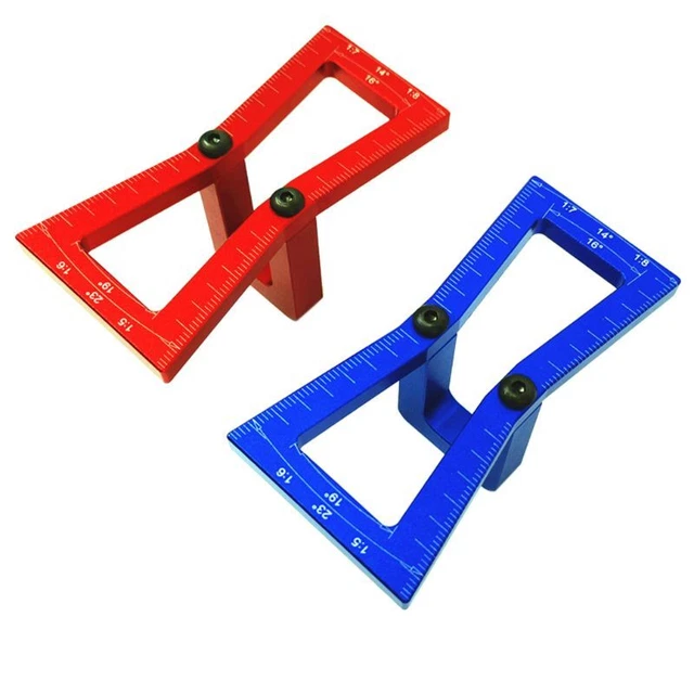 Aluminum  Woodworking Scriber Linear Drawing Mortise Measuring Ruler Wood Joints