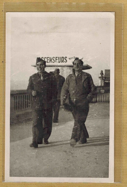RPPC Marseille Soldiers Elevators Photo Card Notre Dame de la Garde ph271