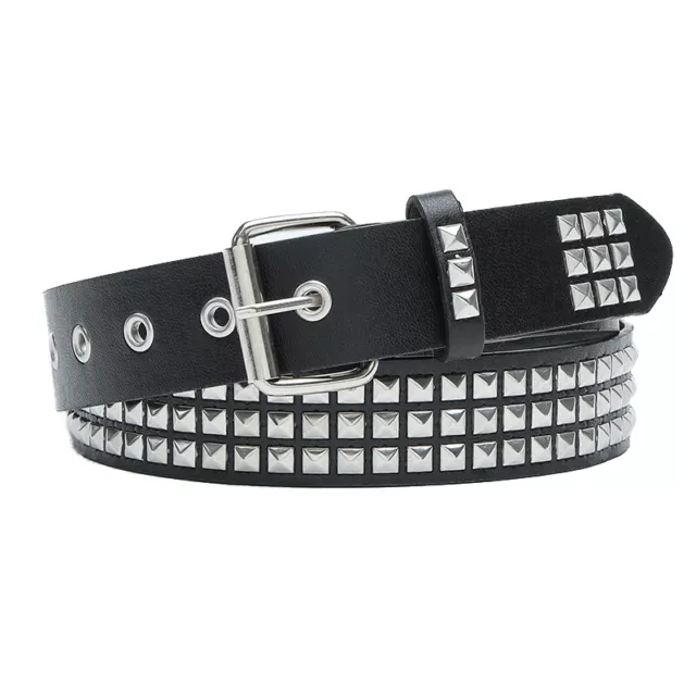 Cintura In Vita Con Rivetto In Pelle Pu Cinture Decorative Intarsiate In ♪