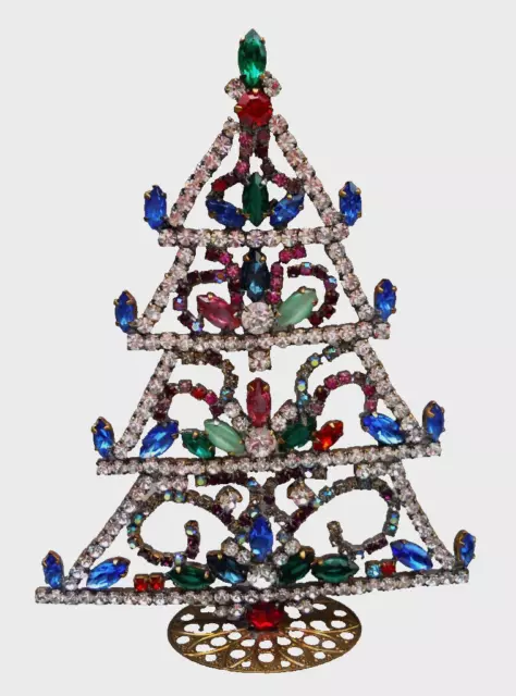 Strass - Weihnachtsbaum zum STEHEN  - Gablonz/Böhmen