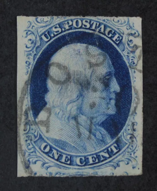 CKStamps: US Stamps Collection Scott#7 1c Franklin Used Thin CV$135