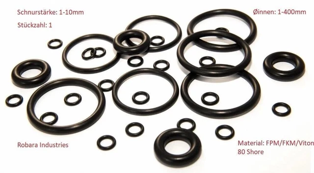 O-ring Ø inside 26X7 cord thickness FPM-Viton® high temperature/DIN 3771/1 pc.