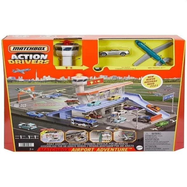MATCHBOX ACTION DRIVERS Matchbox Airport Adventure with Lights & Sounds ...