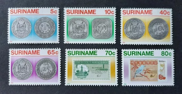 1983 Suriname Netherlands Nederland Set Munten Coins Vf Mnh