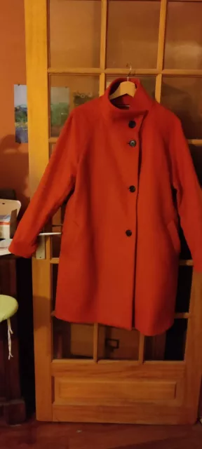 Manteau rouge comptoir des cotonniers deals
