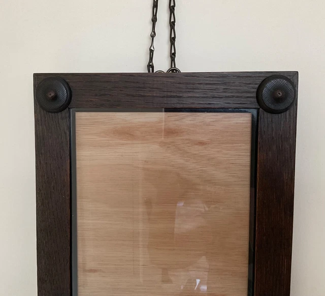 WONDERFUL ARTS AND Crafts Deco Wooden Picture Frame Good Condition