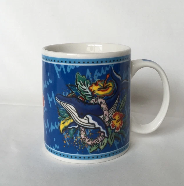Whale Mug ~ The Store of Hawaii Island Heritage 2002 Hilo Hattie Maui
