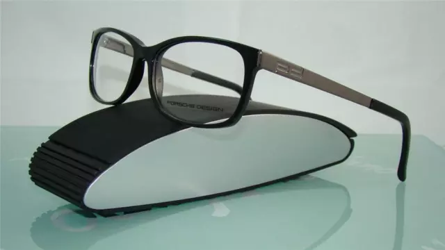 Porsche Design P 8208 A Black Glasses Eyeglasses Frames Size 53