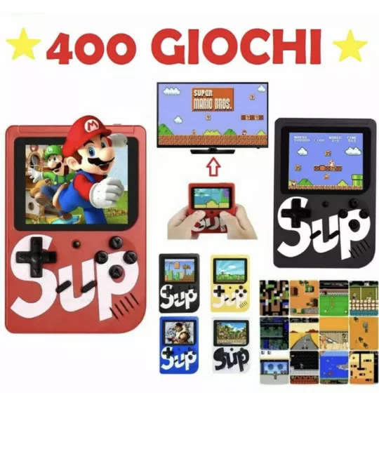 CONSOLE VIDEOGIOCHI 400 Giochi Per Bambini Game Mini Gioco Idea Regalo  Natale EUR 9,99 - PicClick IT