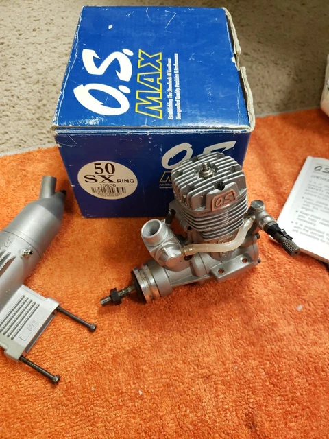 OS MAX-50SX-H RING Hyper Helicopter Engine - 1.9PS - Used