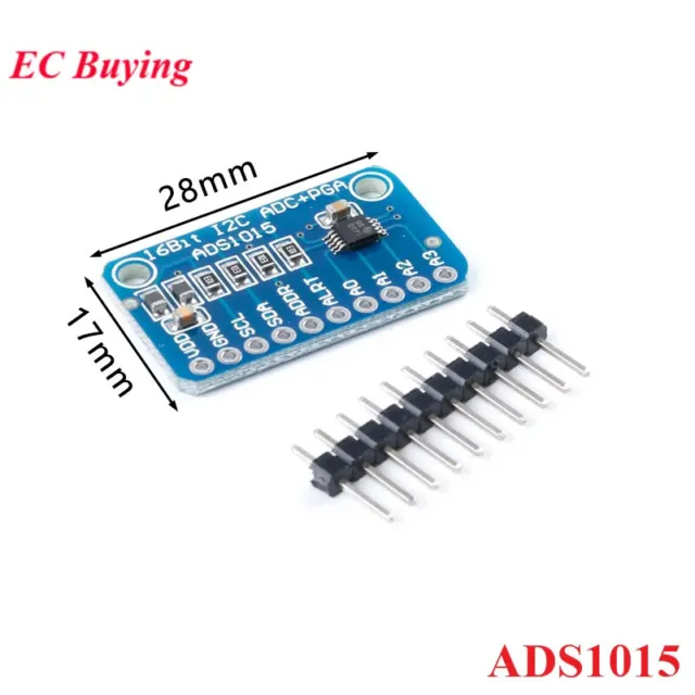 ADS1015 ADC Module - 12 Bit I2C for Arduino Development Board
