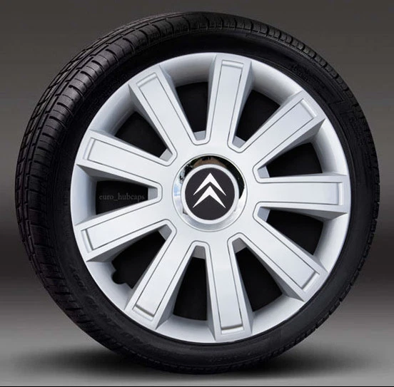 4x15" wheel trims, Hub Caps, Covers to fit Citroen Berlingo (Quantity 4)