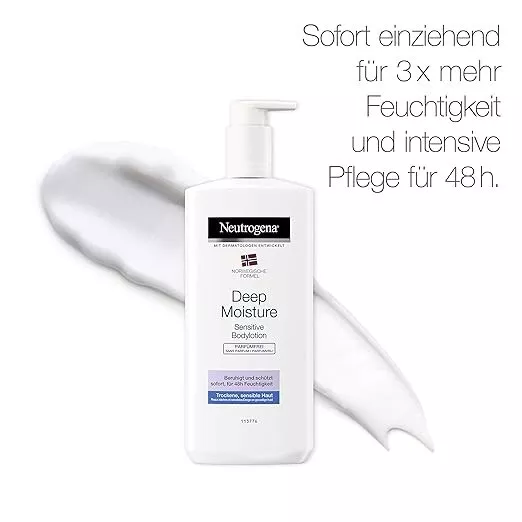 Neutrogena Norwegian Formula Body Lotion Deep Moisture Sensitive Fragrance 400ml 2